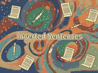 Illustration of Inverted Sentences