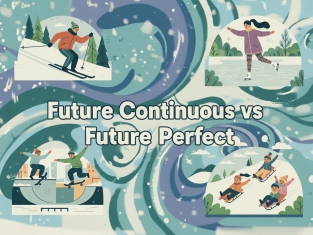 Illustration of Future Continuous vs Future Perfect