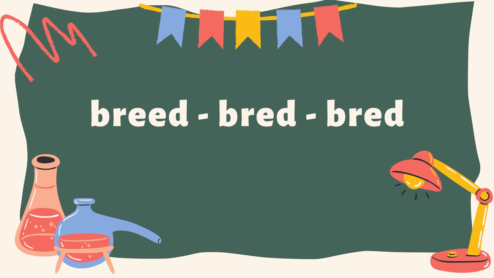 past tense of breed