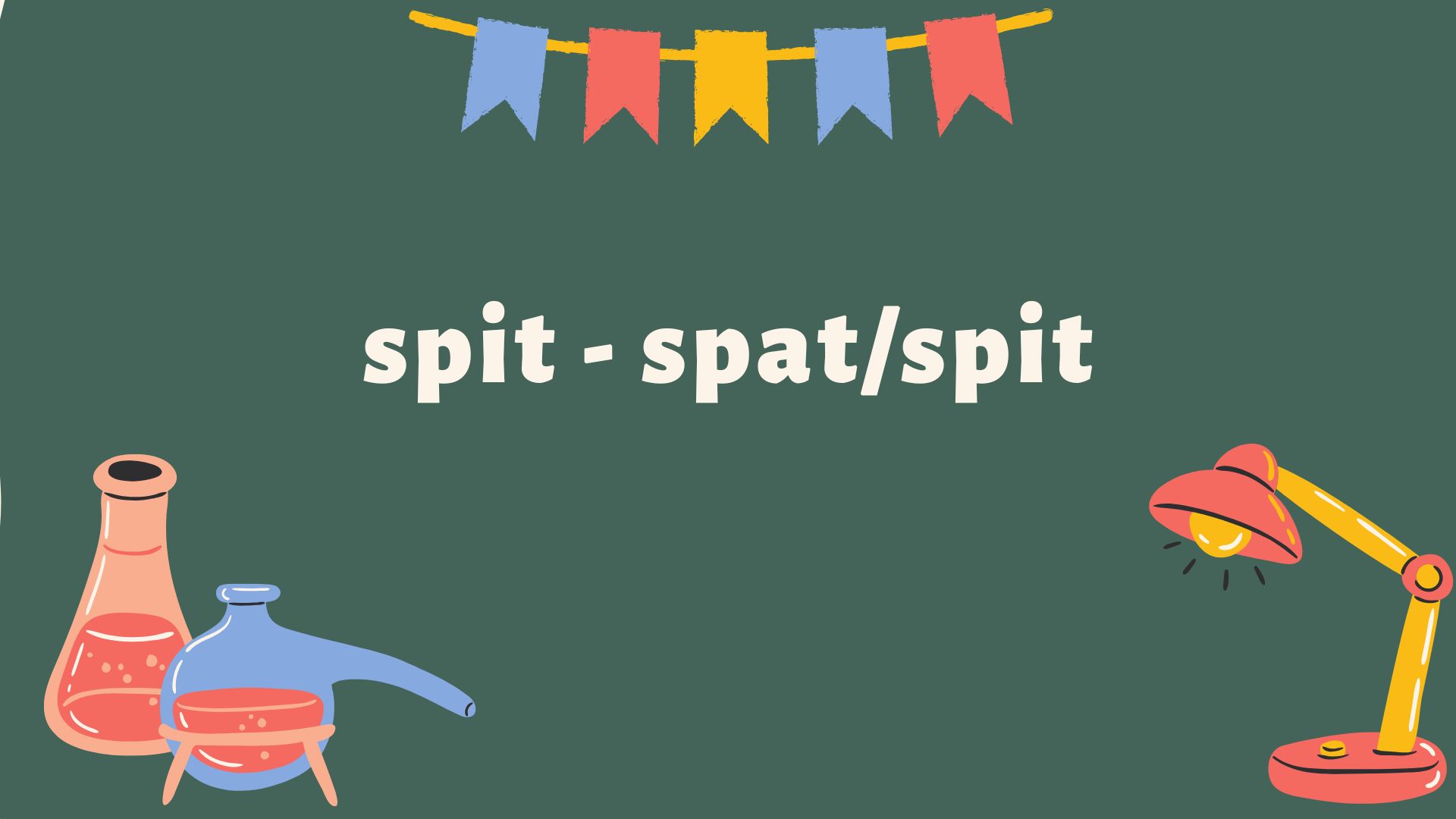 past tense of spit