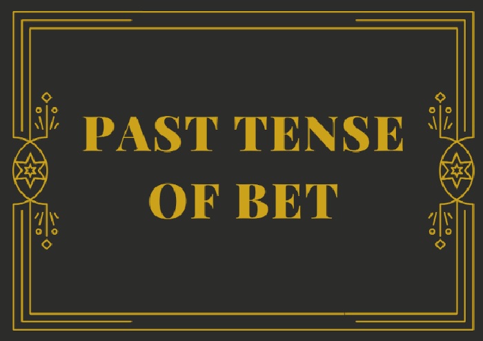 skildring Litteratur bomuld Past Tense Of Bet: Betted Or Bet?